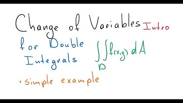 Change of Variables for Double Integrals - Introduction