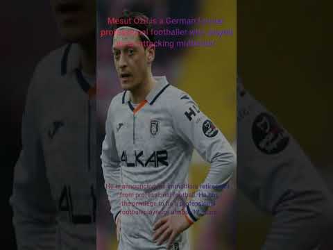 Mesut Ozil Retirement | German Footballer. #shortsviral #footballshorts #footballer #youtubeshorts