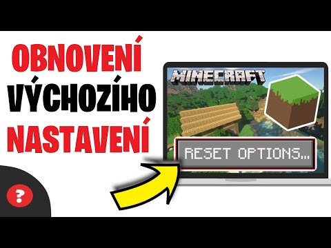 Jak OBNOVIT VÝCHOZÍ NASTAVENÍ v MINECRAFTU | Návod | MINECRAFT / PC