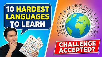 10 Hardest Languages to Learn in the World 🌍