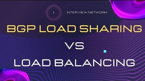 BGP Load Balancing vs Load sharing | BGP #cisco #networkengineer