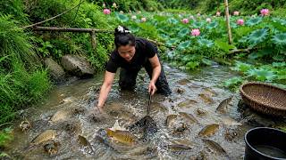 Wilderness Alone, catching, cooking, and preserving wild fish.