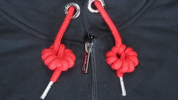 Ave Craft: How to Tie Hoodie Strings for beginners. Easy instructions for tying hoodie knots.