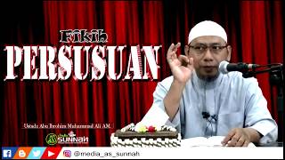 Fiqih Persusuan | Ustadz Abu Ibrohim Muhammad Ali, AM