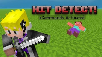 Hit Detection Command Tutorial for Minecraft Bedrock