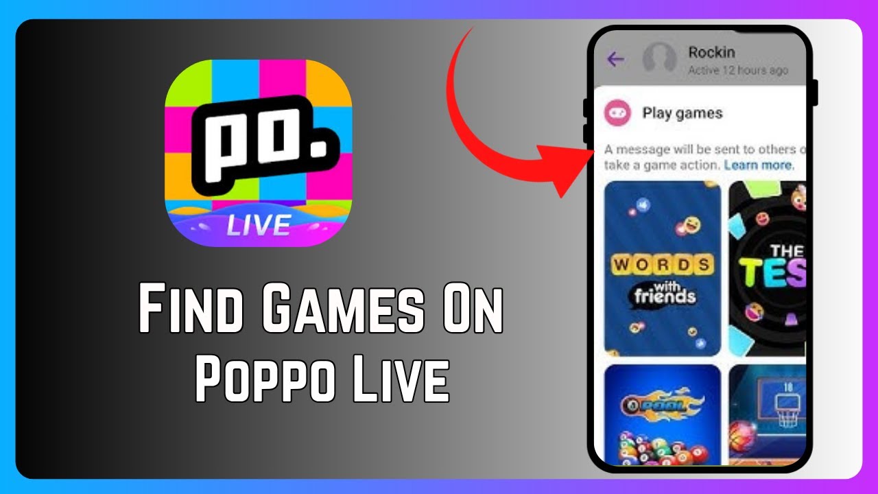 Как найти игры на Poppo Live — полное руководство