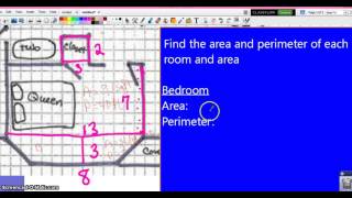 area perimeter irregular shapes house plan