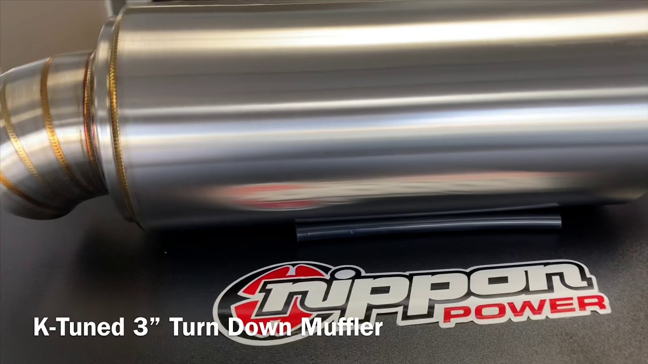 KTuned 3” Universal Turn Down Muffler. YouTube