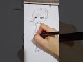 ASMR Drawing Tracing "Coffee Girl"/ ASMR 그림 트레이싱 커피 소녀/ ASMR お絵かきトレース – コーヒー少女 #shorts