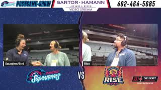 POST-GAME SHOW - Omaha Supernovas @ Grand Rapids Rise - May 12th, 2024