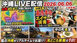 【東青年会・伝統エイサー演舞】BAR MARSHAL.T　ミュージックタウンの悲しい倒木　中の町食堂　2026.06.06