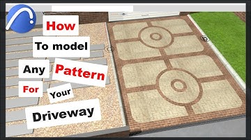Driveway pattern design in archicad l archicad tutorial