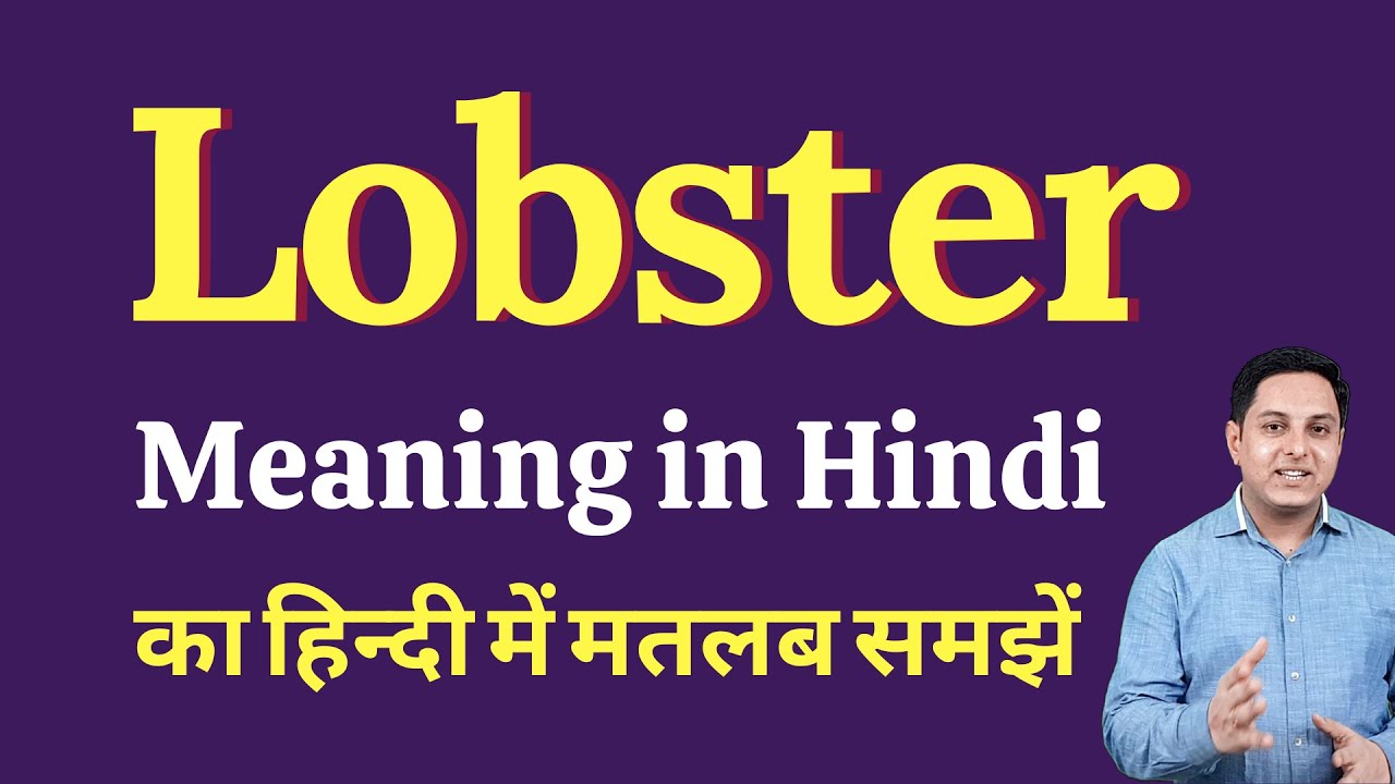 Lobster meaning in Hindi Lobster ka kya matlab hota hai Spoken