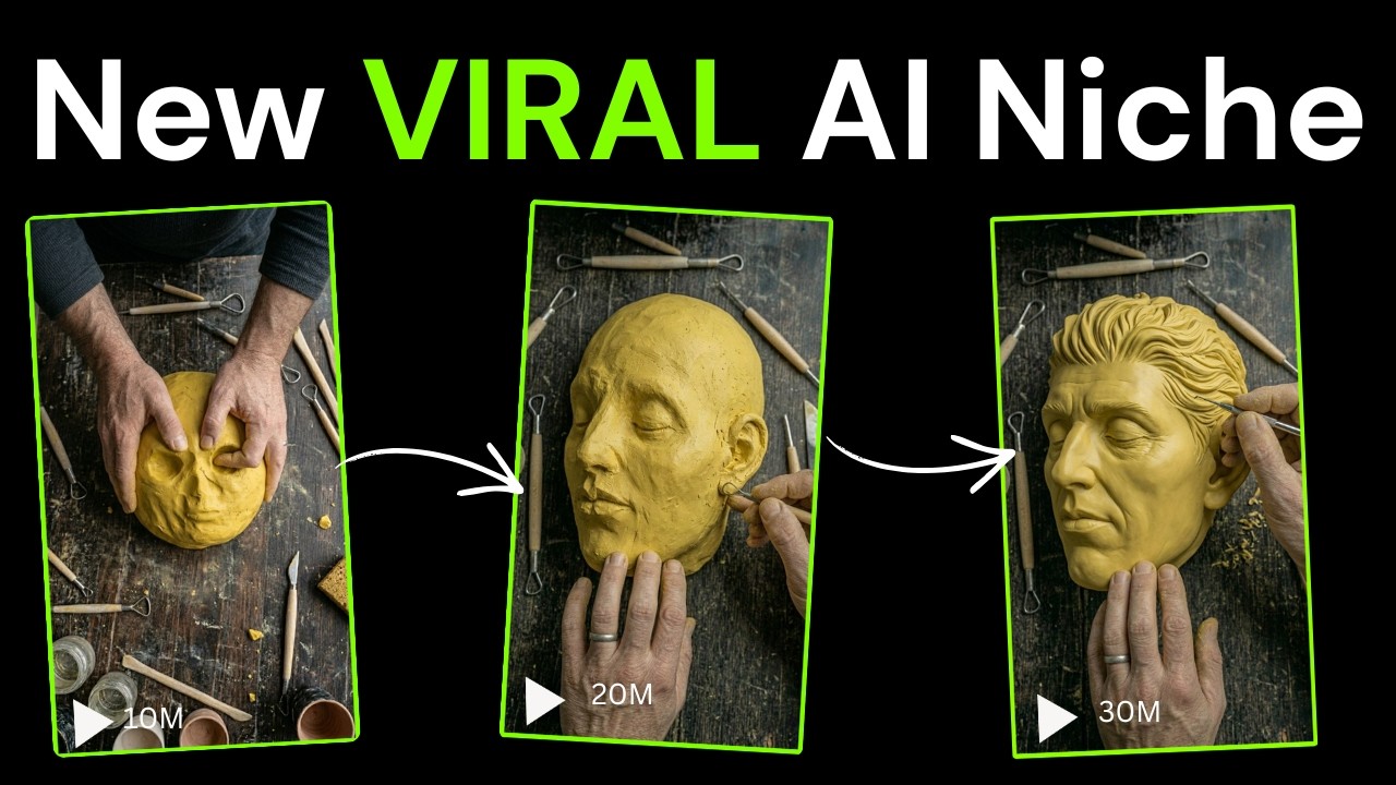 How to Make VIRAL AI Clay Sculpture Videos (Step by Step)