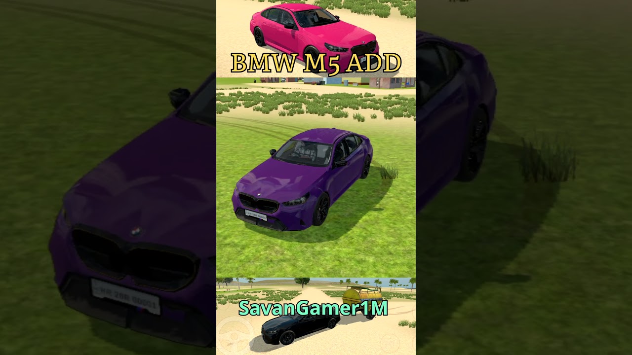 BMW M5 ADD💥 In Indian vehicles Simulator 3D New Update Tractor Game