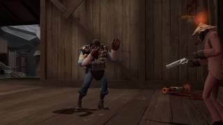 Demoman goes and shoots some hoops