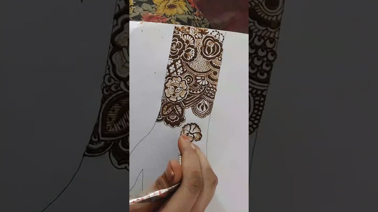 Full bridal hand mehndi design