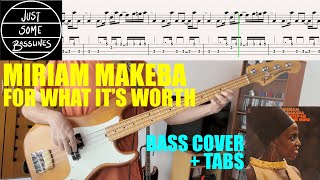 Miriam Makeba - For What It&#39;s Worth // BASS COVER + TABS (South Africa)