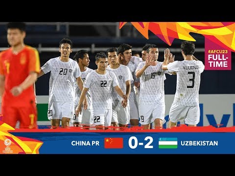 #AFCU23 : M14 CHINA PR 0-2 UZBEKISTAN : HIGHLIGHTS