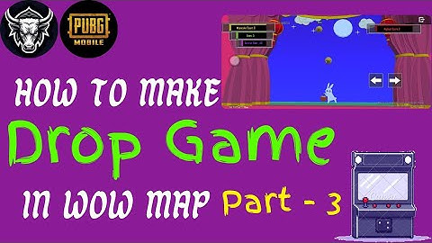 How To Make a Drop Game In Wow Mode | Part - 3 | Mini Games  | #visualprogramming | #pubgmwow 
