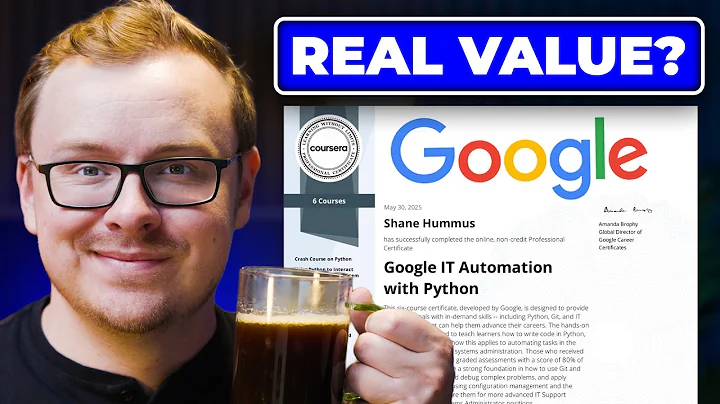 Is the Google IT Automation with Python Certificate ACTUALLY Worth It? (2025 Review) thumbnail