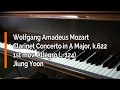 Piano part  mozart clarinet concerto in a major k622  1st mov 124