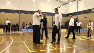 Fixed step push hands Australian Championships under 80kg Miciah Guglielmi