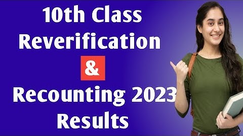 AP 10th class reverification & reconding results 2023|10th reverification & reconding result 2023 AP