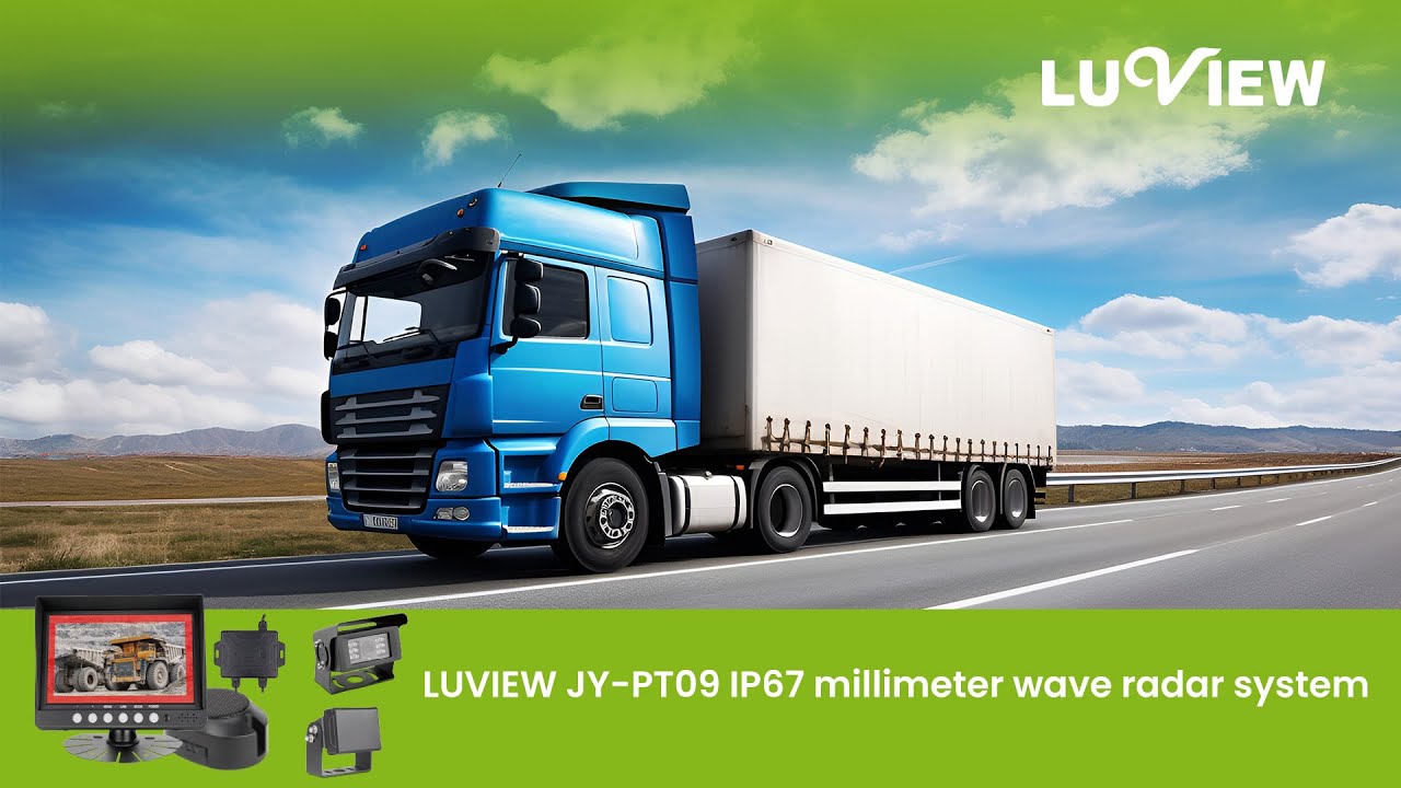 LUVIEW JY-PT09 IP67 millimeter wave radar system - YouTube