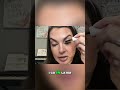 Weightless Mascara: The Real Test for Smudge Resistance! #shorts