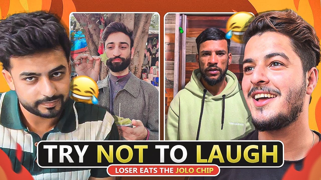 Try Not to Laugh Challenge | Loser eats a JOLO CHIP🌶️ (Kashmiri Memes)
