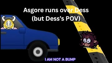 Asgore runs over Dess but it