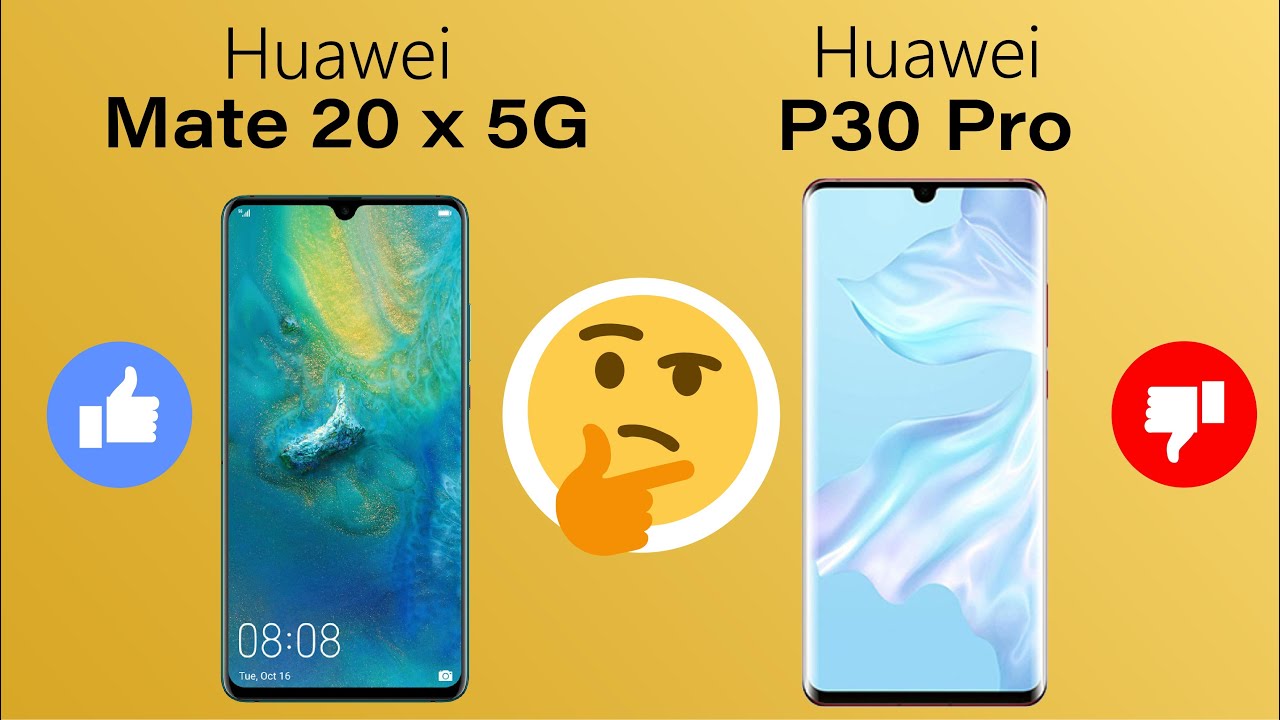 Smartphone comparison/// Huawei Mate 20 X 5G vs Huawei P30 Pro /// - YouTube