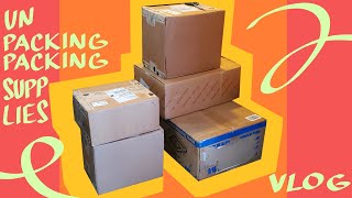 vlog 04 // unpacking packing supplies from ecoenclose