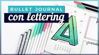 ✧ Haz títulos con lettering en tu bullet journal 📓 Planea Conmigo Abril ✧ by Planner Dudette 435 views 5 years ago 10 minutes, 34 seconds