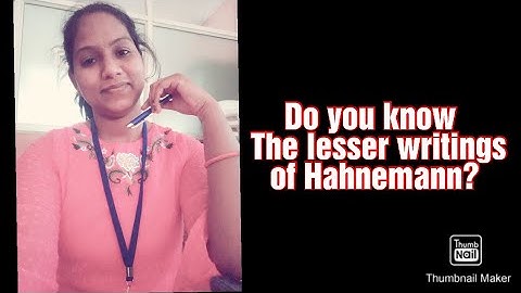 #lesser writings of #Hahnemann #Friend of health - part -I