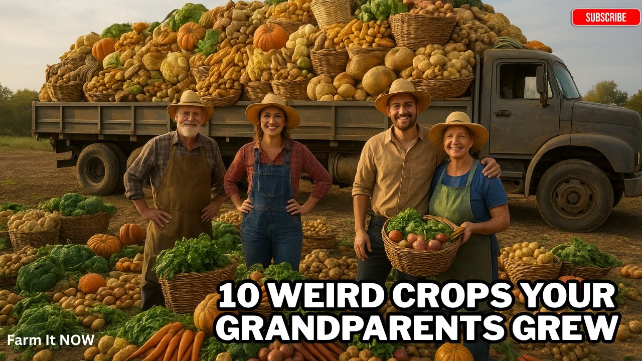 10 Weird Crops Your Grandparents Grew That Faded Into History - YouTube