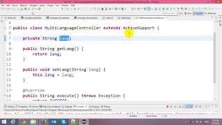 Multiple Languages in Struts Framework