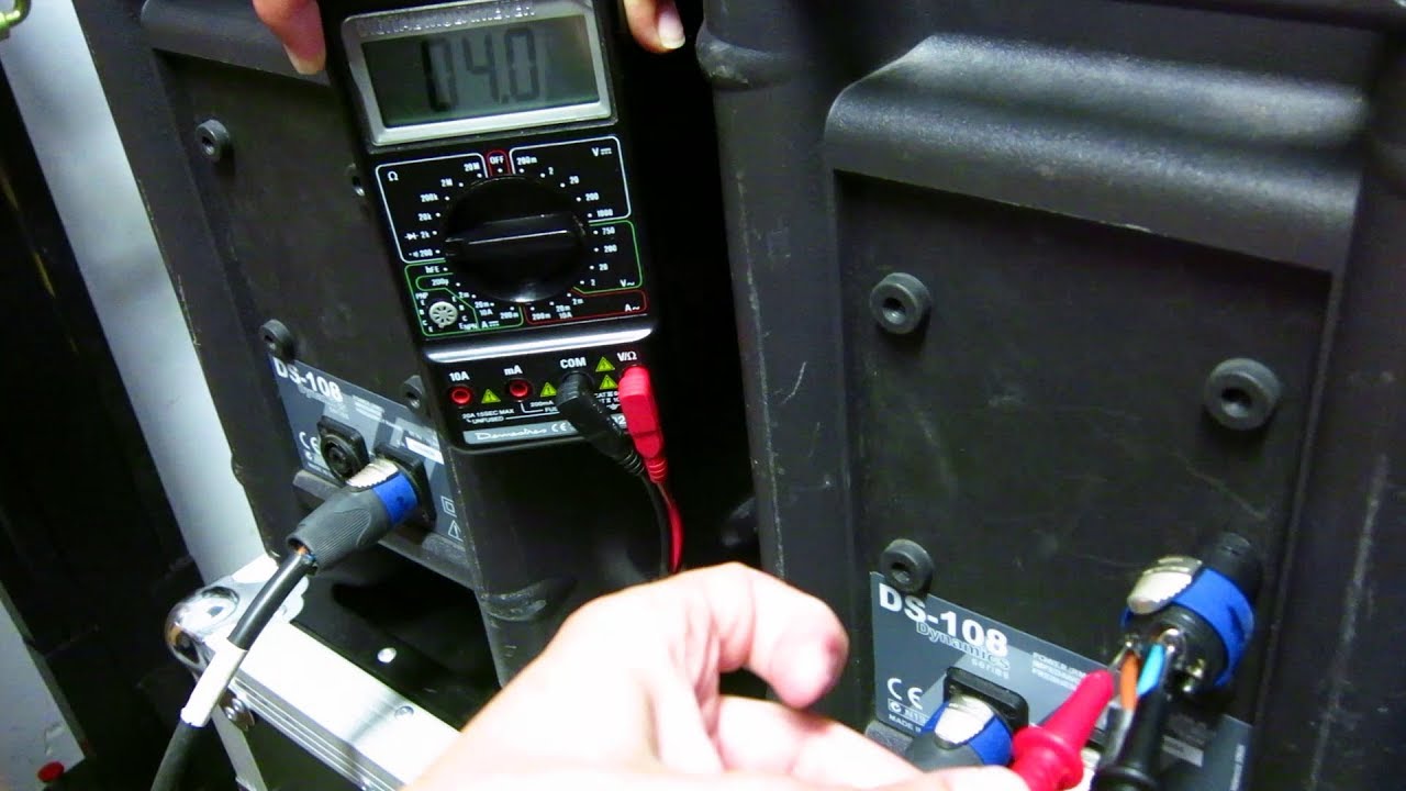 Conexi n de altavoces en paralelo con cable speakon demostraci n
