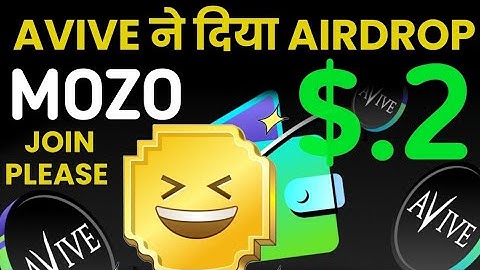 $MOZO AI Airdrop \ Avive World  Airdrop 🪂