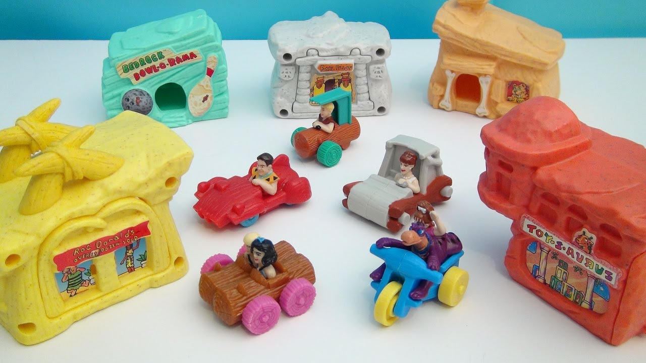 1 Bonus Toy Details about   McDonald's Happy Meal The Flintstones Complete Set of 5 1993 NEW 