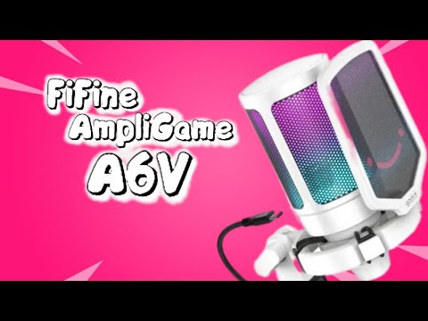 Обзор микрофона Fifine Ampligame A6v| Лучший универсальный USB микрофон