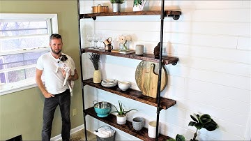 The Industrial Wall Shelves - Easy DIY Project