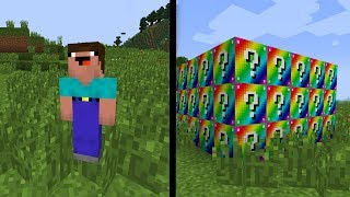 NOOB VS DUHOVÉ LUCKY BLOKY V MINECRAFT