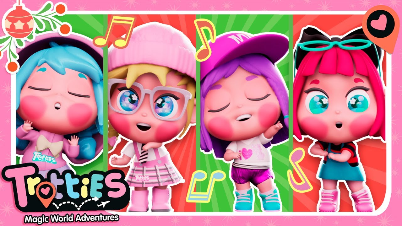 🎄ESPECIAL DE NAVIDAD🎅¡VAMOS A BAILAR CON LAS TROTTIES!🎁CANCIONES INFANTILES