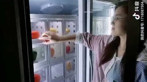 Cup Cake Cooling Locker Vending Machine With 22 Inch Screen 110V