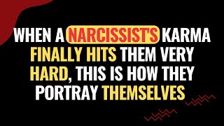 When a Narcissist's Karma finally hits them very hard, this is how they portray themselves | NPD