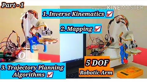 5 DOF Robotic Arm: Inverse Kinematics And Trajectory Planning