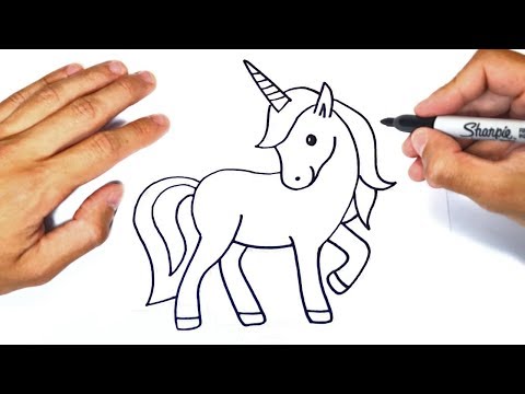 How to draw a Unicorn Step by Step  Unicorn Drawing Lesson