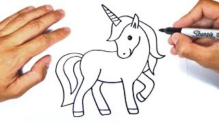 How to draw a Unicorn Step by Step | Unicorn Drawing Lesson